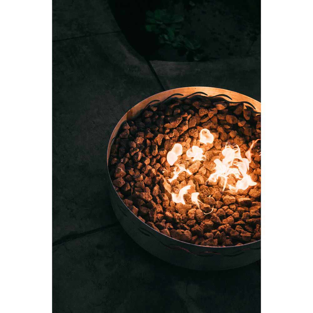 Fire Pit Art Fire Surfer 30" Portable Handcrafted Stainless Steel Fire Pit - Upper Livin
