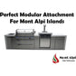 Mont Alpi 3 Tap Kegerator Module with Outdoor Refrigerator - Upper Livin