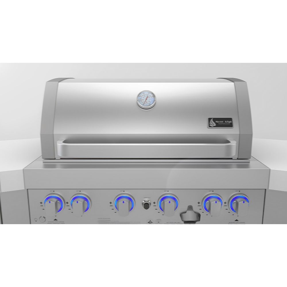 Mont Alpi 400 deluxe island with beverage center - Upper Livin