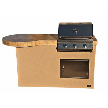 KoKoMo Grills Mini Maui 6' BBQ Island - Upper Livin