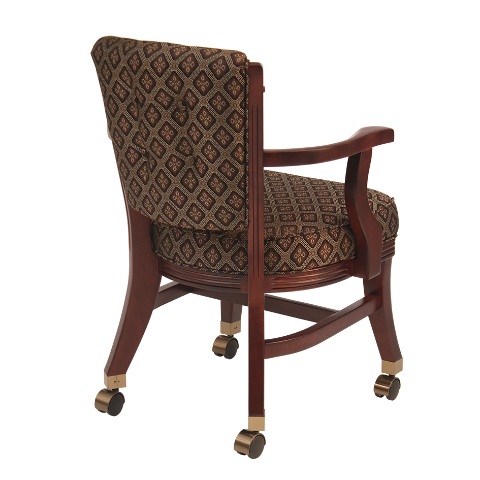 Darafeev Club Chair with Casters - Upper Livin
