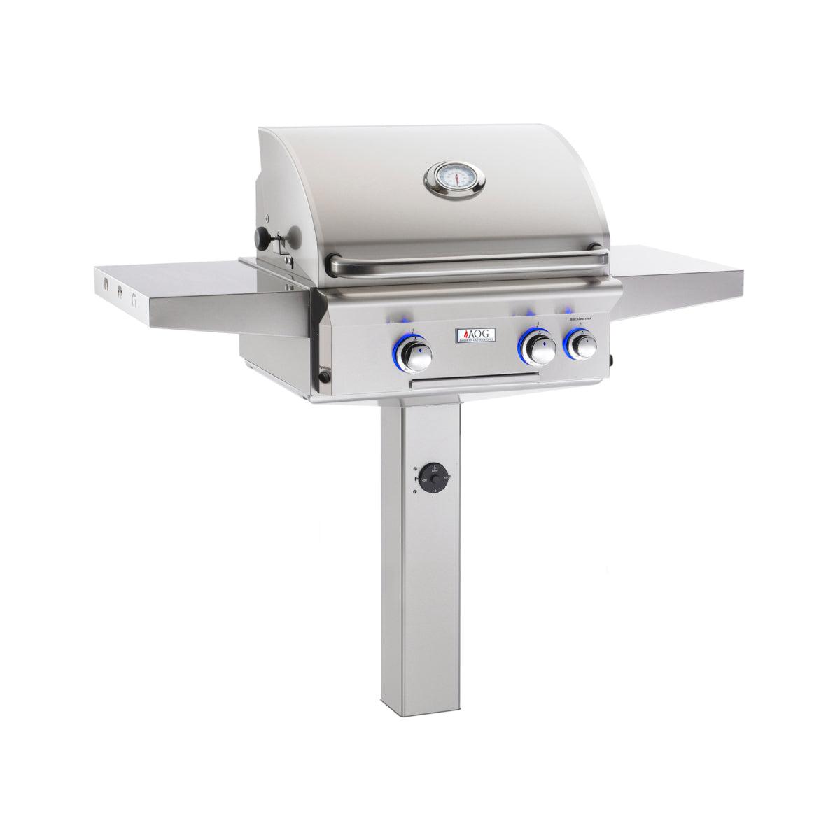 American Outdoor Grill 24NGL In-Ground Post Mount 24" L Series Gas Grill - Upper Livin