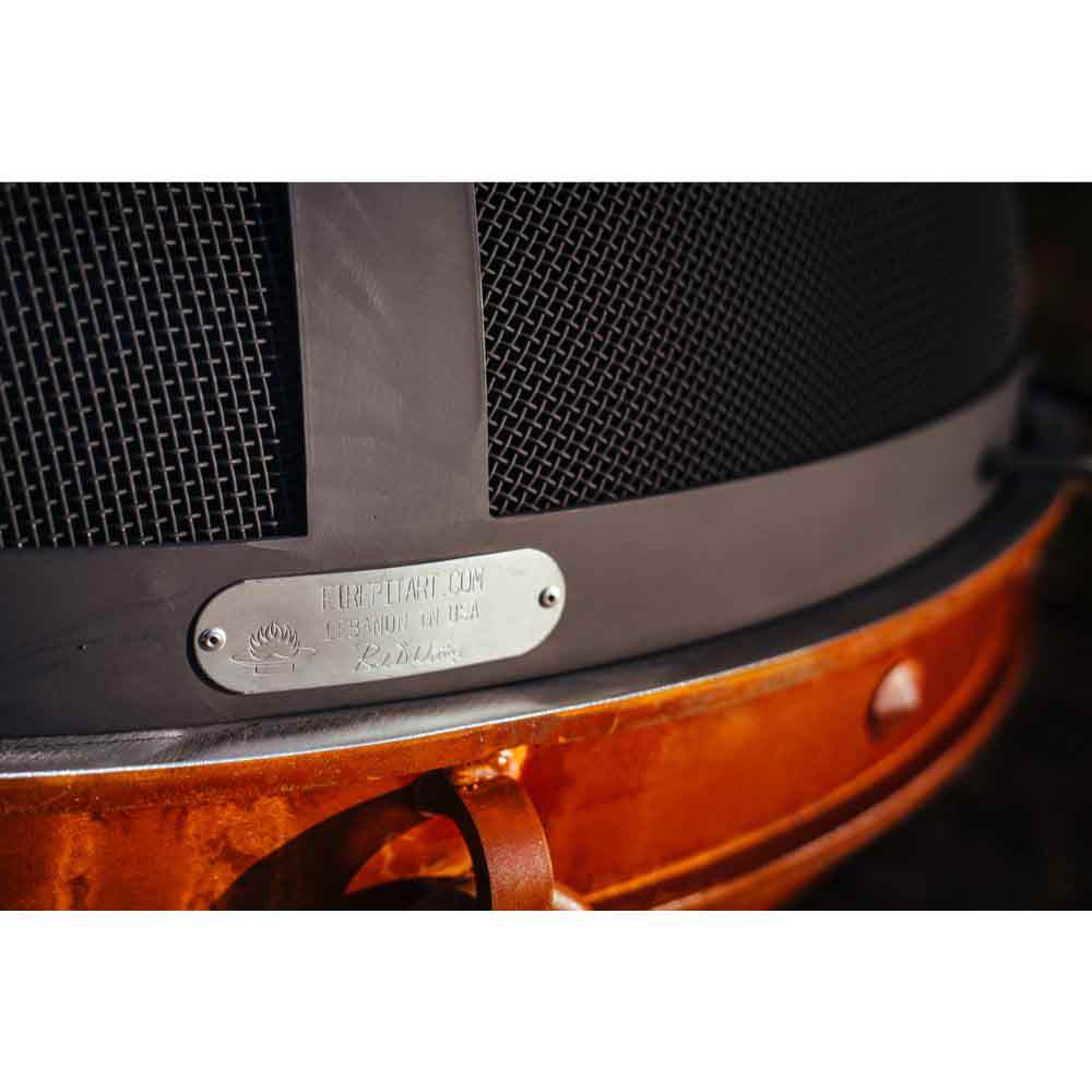 Fire Pit Art Spark Guard 27.5" - Upper Livin