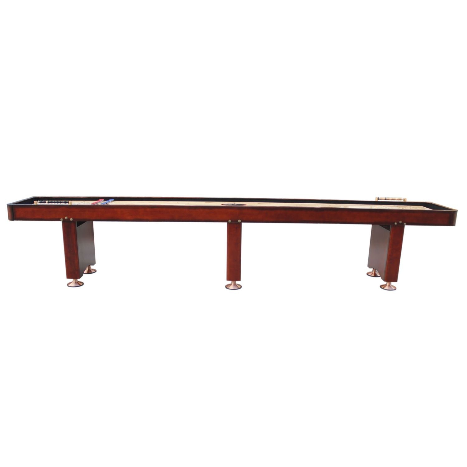 Playcraft Georgetown Shuffleboard Table with Playing Accessories - Upper Livin