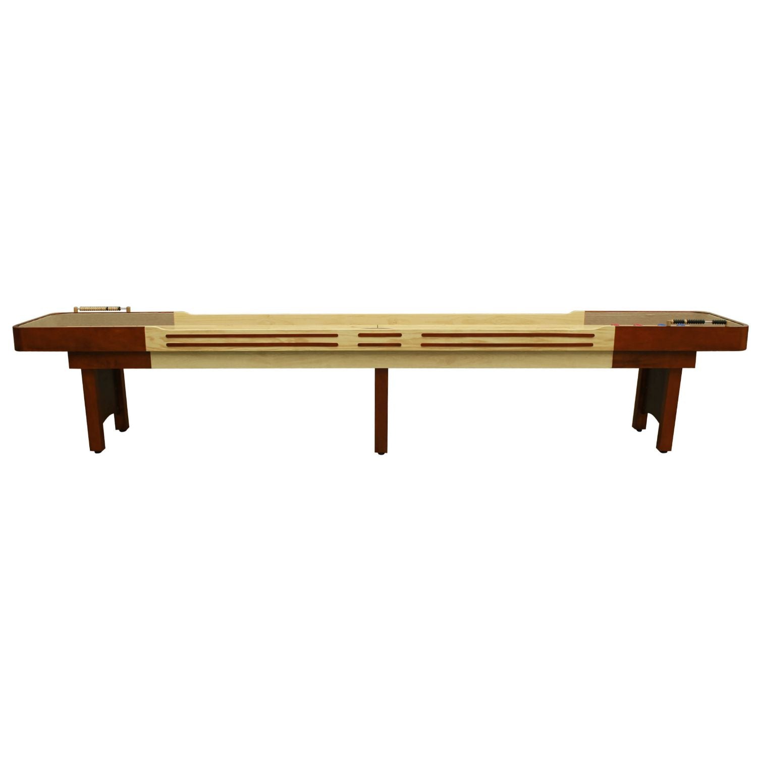 Playcraft Coventry Shuffleboard Table with Playing Accessories - Upper Livin
