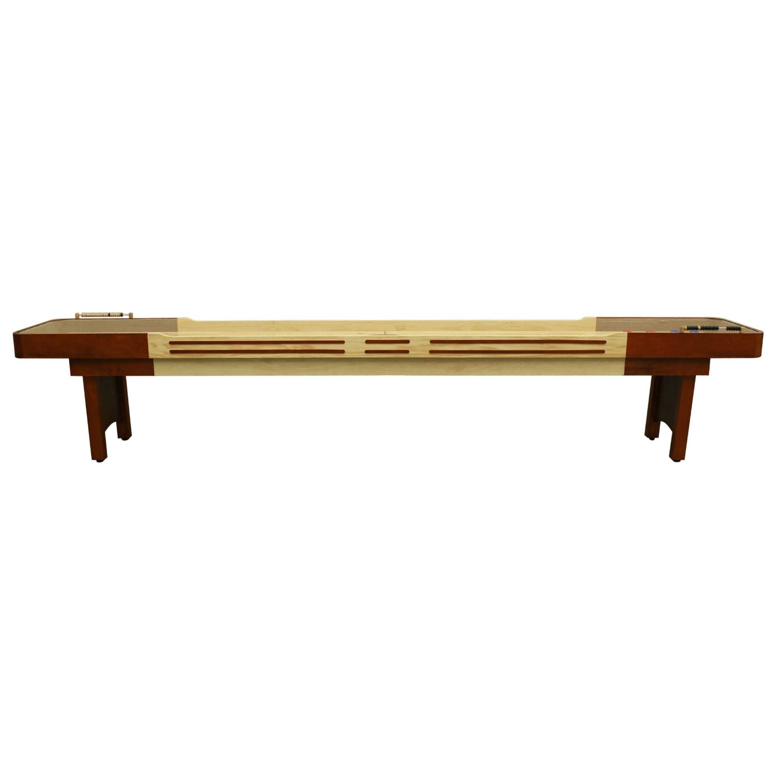 Playcraft Coventry Shuffleboard Table with Playing Accessories - Upper Livin