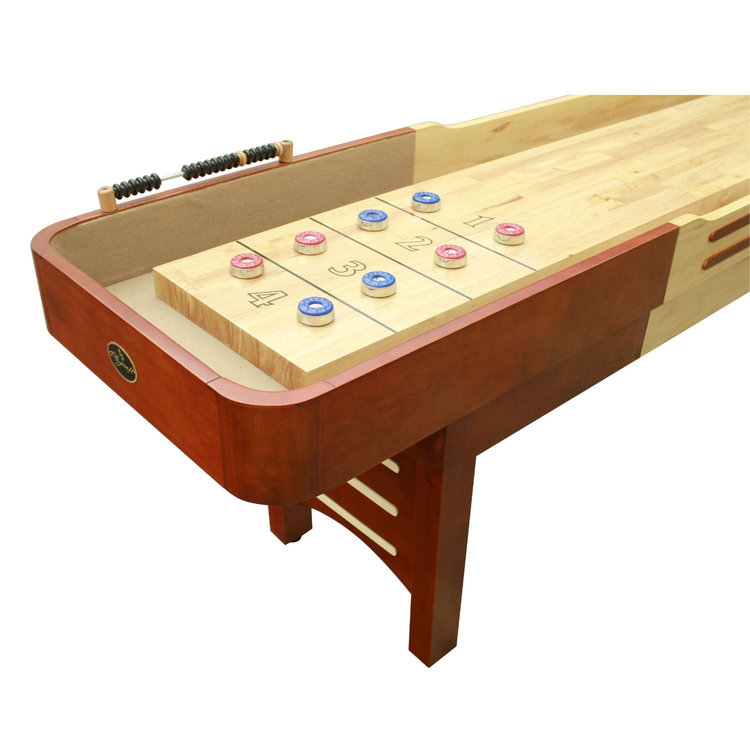 Playcraft Coventry Shuffleboard Table with Playing Accessories - Upper Livin