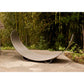 Fire Pit Art Crescent Log Rack Stainless Steel - Upper Livin