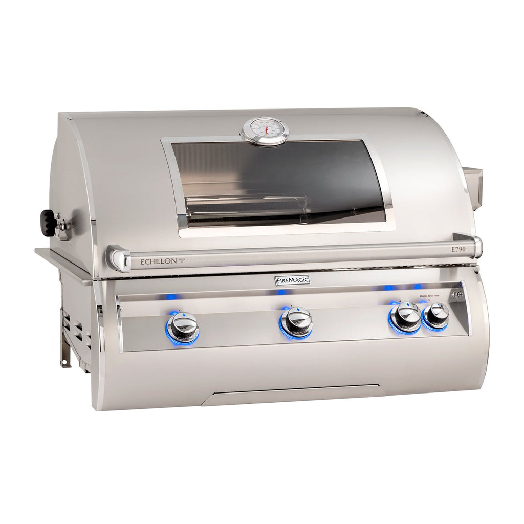 Fire Magic Echelon Analog E790i 36" Built-In Gas Grill - Upper Livin