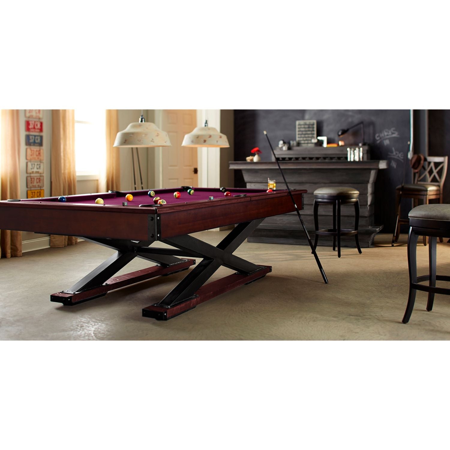 American Heritage Quest Billiard Table - Upper Livin