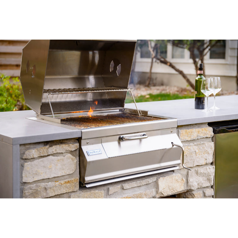 Fire Magic Legacy Built-In Smoker Oven/Hood Charcoal Grill - Upper Livin