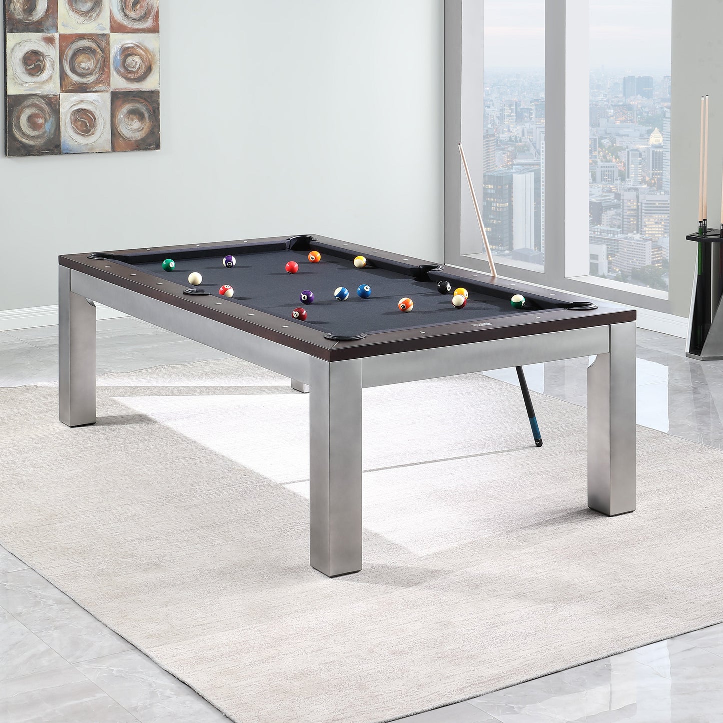 Playcraft Genoa Slate Pool Table with Dining Top - Gaming Blaze