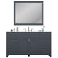 Alya Bath 60" Norwalk Single Bathroom Vanity Cabinet - Upper Livin