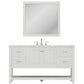Alya Bath 60" Wilmington Single Bathroom Vanity Cabinet - Upper Livin