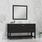 Alya Bath 60" Wilmington Single Bathroom Vanity Cabinet - Upper Livin