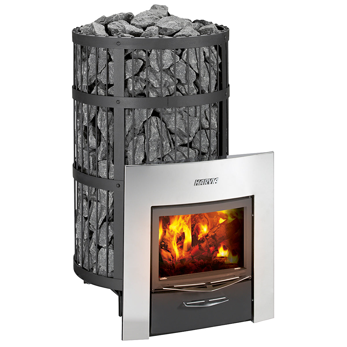Harvia Sauna Legend 300DUO Wood Sauna Stove/Fireplace Combo - Upper Livin