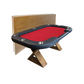 BBO Poker Tables Helmsley Poker Dining Table 8 Person with Dealer Spot - Upper Livin
