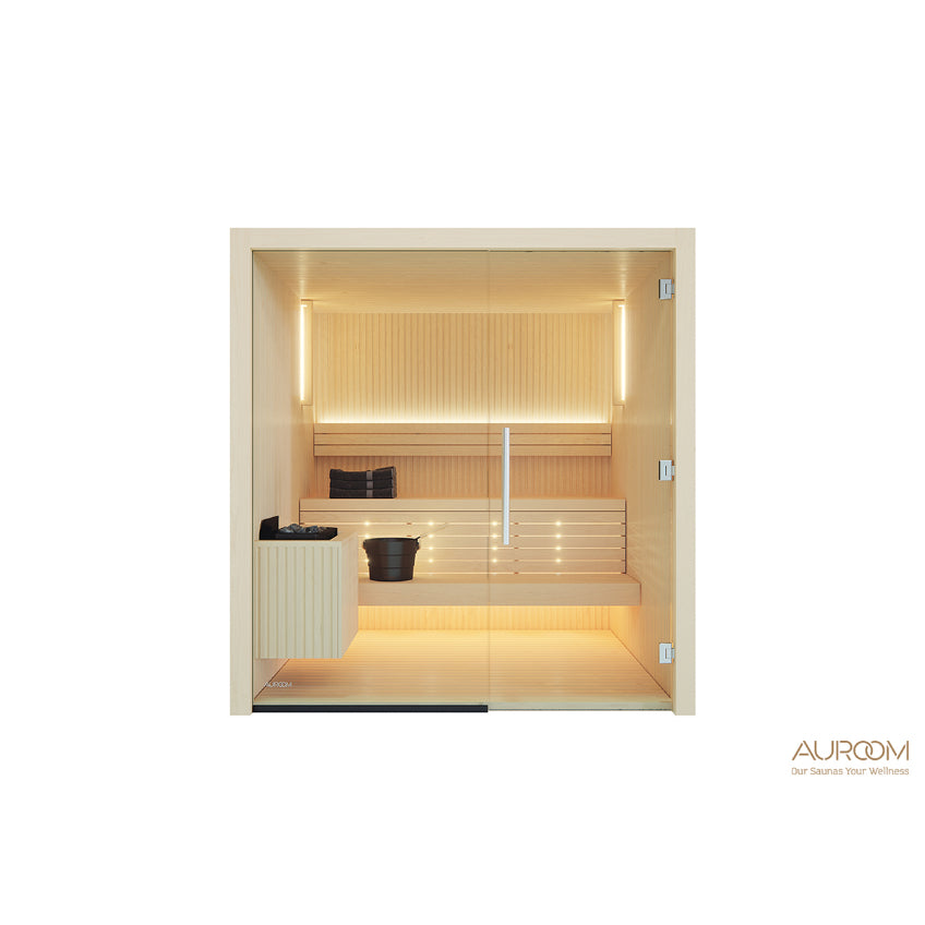 Auroom Libera Glass Modular Cabin Sauna Kit - Upper Livin