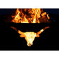 Fire Pit Art Longhorn 36" Handcrafted Carbon Steel Gas Fire Pit - Upper Livin