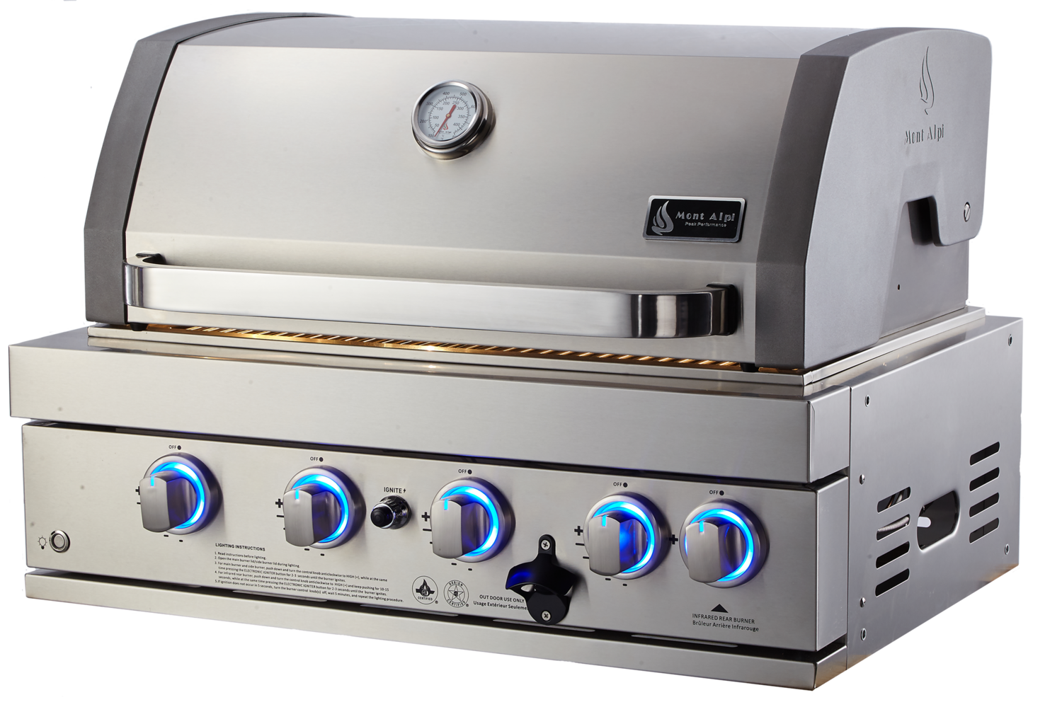 Mont Alpi 32" 400 Built in Grill - Upper Livin