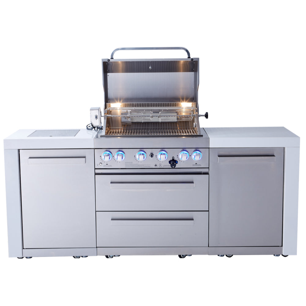 Mont Alpi 400 Grill Deluxe Island - Upper Livin