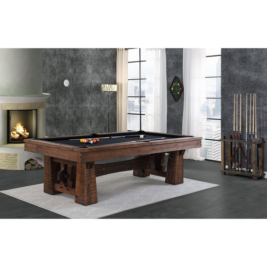 Playcraft Bull Run 8' Slate Pool Table with Optional Dining Top - Upper Livin