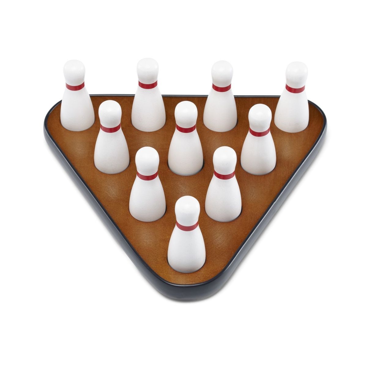 Playcraft Deluxe Pin Setter and Set of 10 Hardwood Bowling Pins - Upper Livin