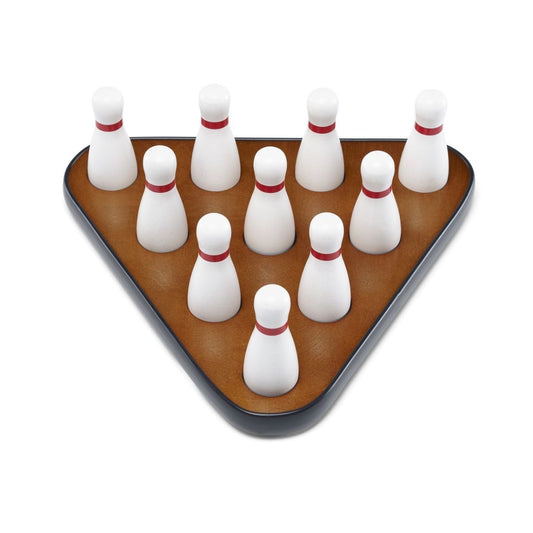 Playcraft Deluxe Pin Setter and Set of 10 Hardwood Bowling Pins - Upper Livin