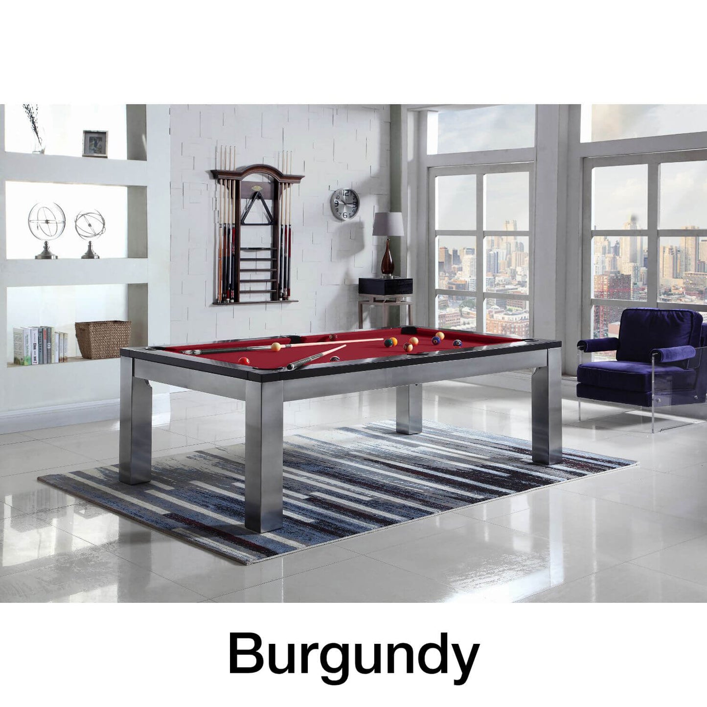 Playcraft Monaco Slate Pool Table with Dining Top
