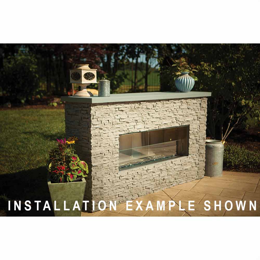 RCS Cedar Creek 36" Outdoor Gas Fireplace - Upper Livin