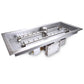 HPC 36x14" SST Torpedo Rectangle Enclosure Fire Pit Insert - Upper Livin