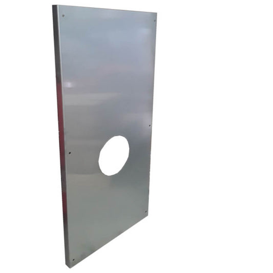 Dundalk 23"x48" Stainless Back Wall Plate with Hole - Upper Livin