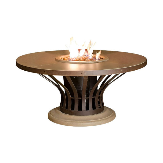 American Fyre Designs Fiesta Chat Height Fire Table - Upper Livin