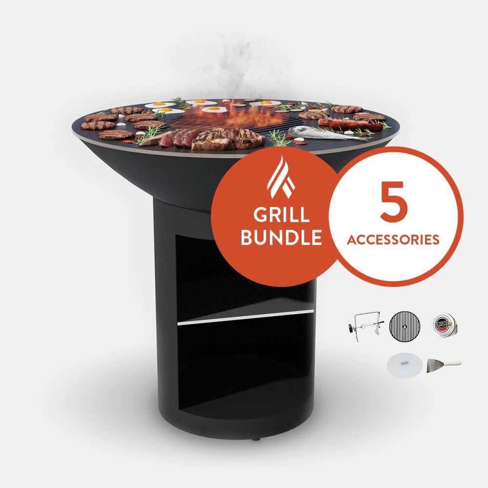 Arteflame Classic 40" Black Label Grill Home Chef Bundle - Upper Livin
