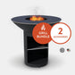 Arteflame Classic 40" Black Label Grill w/ Storage Starter Bundle - Upper Livin