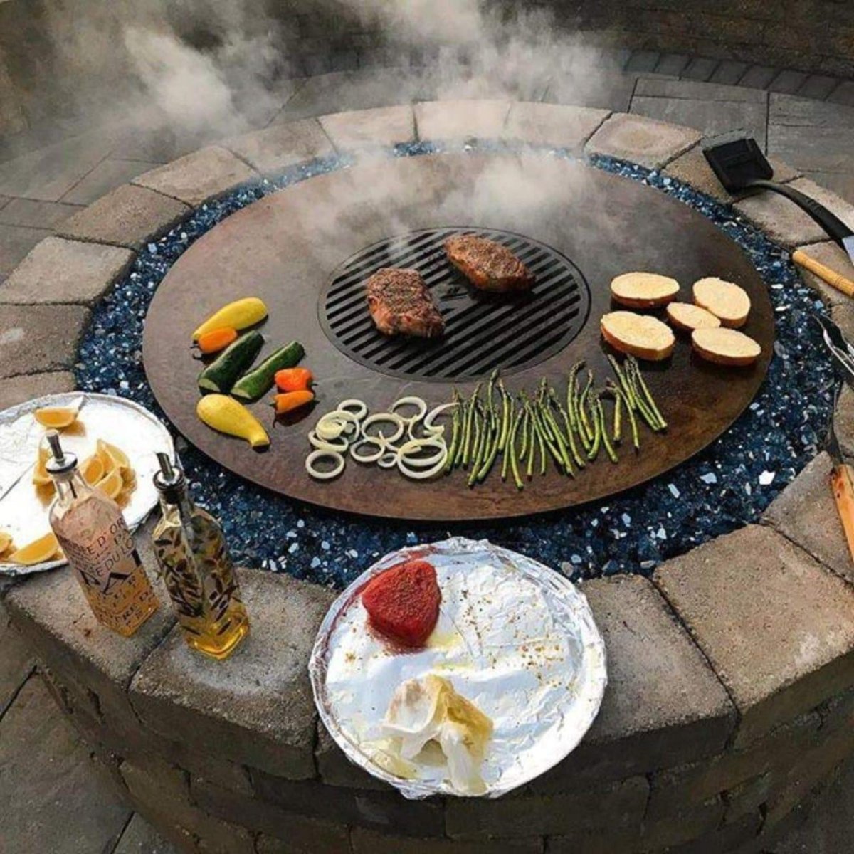 Arteflame Classic 40" Grill Black Label - Fire Bowl Cooktop - Upper Livin