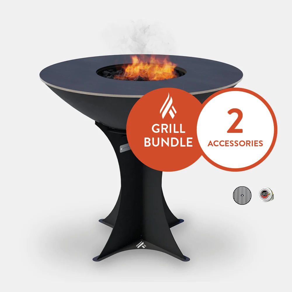 Arteflame Classic 40" Grill Black Label Tall Euro Starter Bundle - Upper Livin