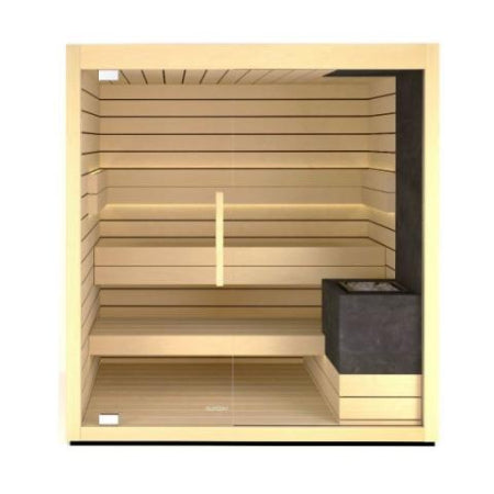 Auroom Lumina Wood Modular Cabin Sauna Kit - Upper Livin