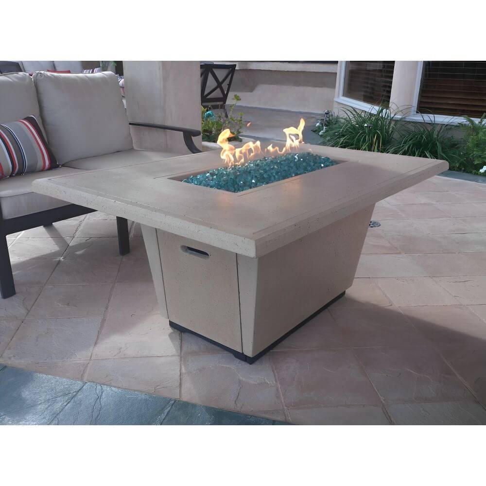 American Fyre Designs Rectangle Cosmopolitan Fire Table- Upper Livin