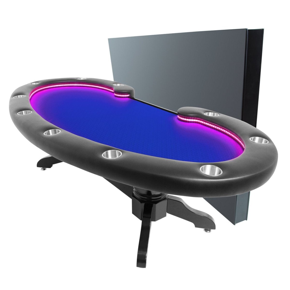 BBO Poker Tables Lumen HD LED Poker Table - Upper Livin