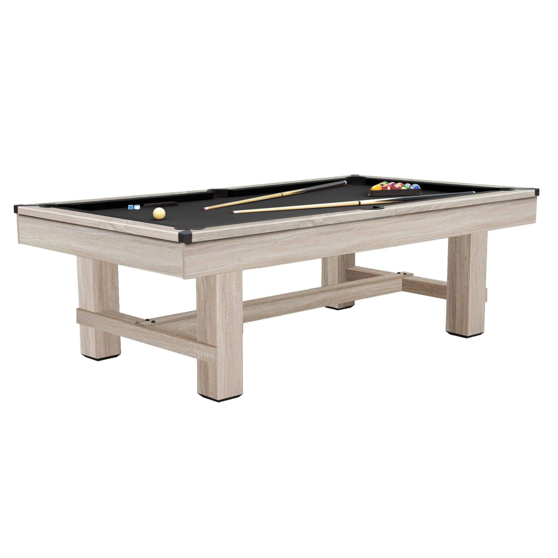 Playcraft Bryce Pool Table with Black Cloth - Upper Livin