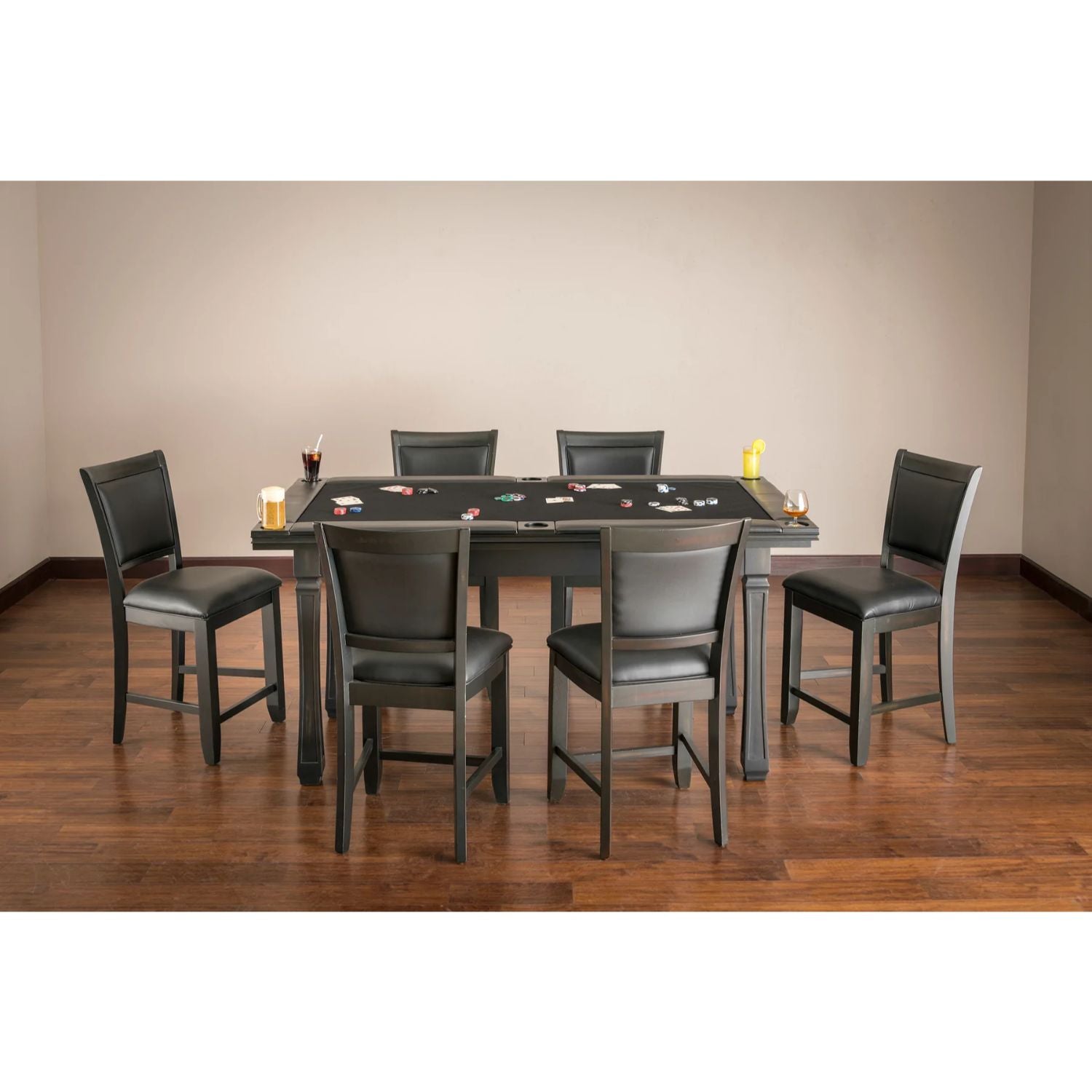 American Heritage Burlington Game Poker Table Set - Upper Livin