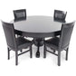 BBO Poker Tables Classic Black Gloss Poker Chair Set - Upper Livin