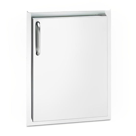 AOG 20x14 Single Louvered Access Door w/ Tubular Handle (Right Hinge) - Upper Livin