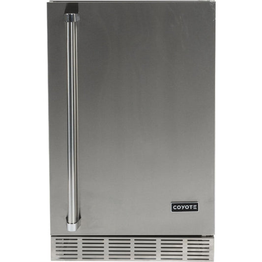 Coyote21-Inch Stainless Outdoor Refrigerator - Upper Livin