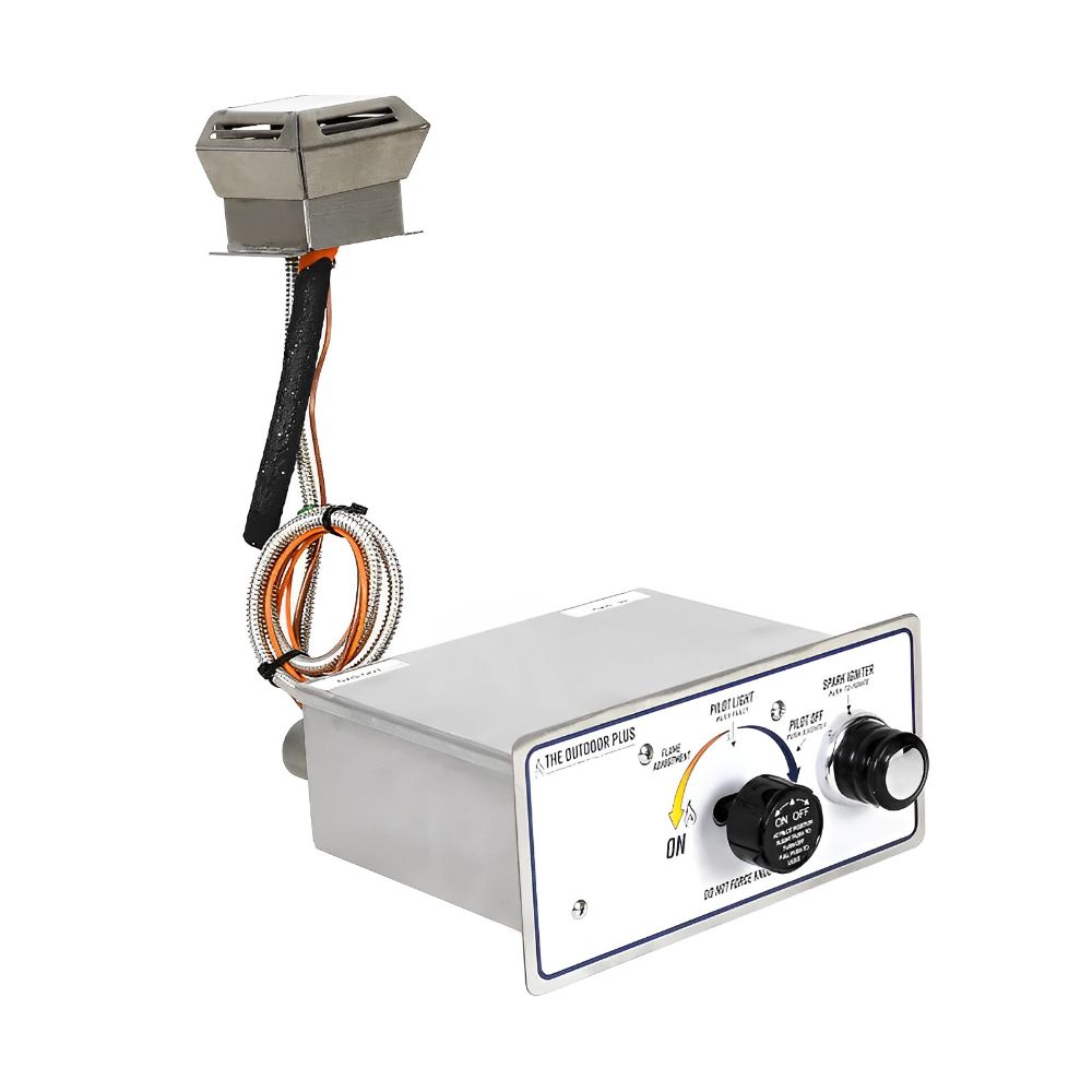 The Outdoor Plus Rectangle Flat Pan & Stainless Steel 'H' Burner -Upper Livin