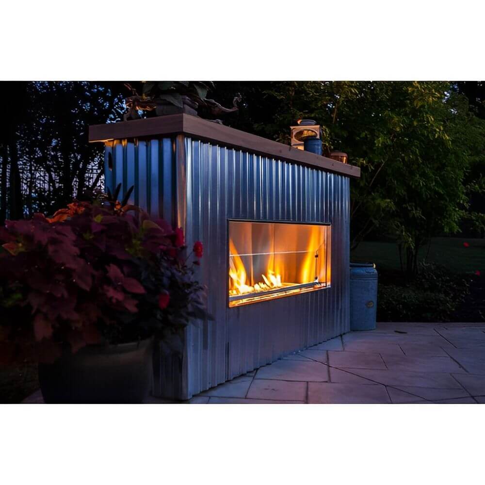 Firegear 72" Kalea Bay Outdoor Linear Gas Fireplace- Upper Livin