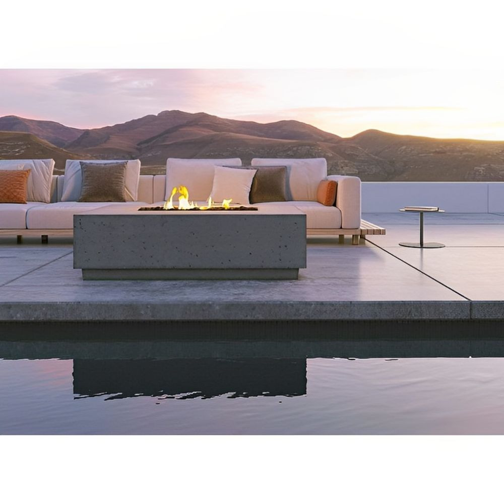 Firegear 56" Sanctuary 1 Rectangular Gas Fire Table- Upper Livin