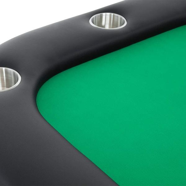 BBO Poker Tables Helmsley Poker Dining Table 8 Person with Dealer Spot - Upper Livin