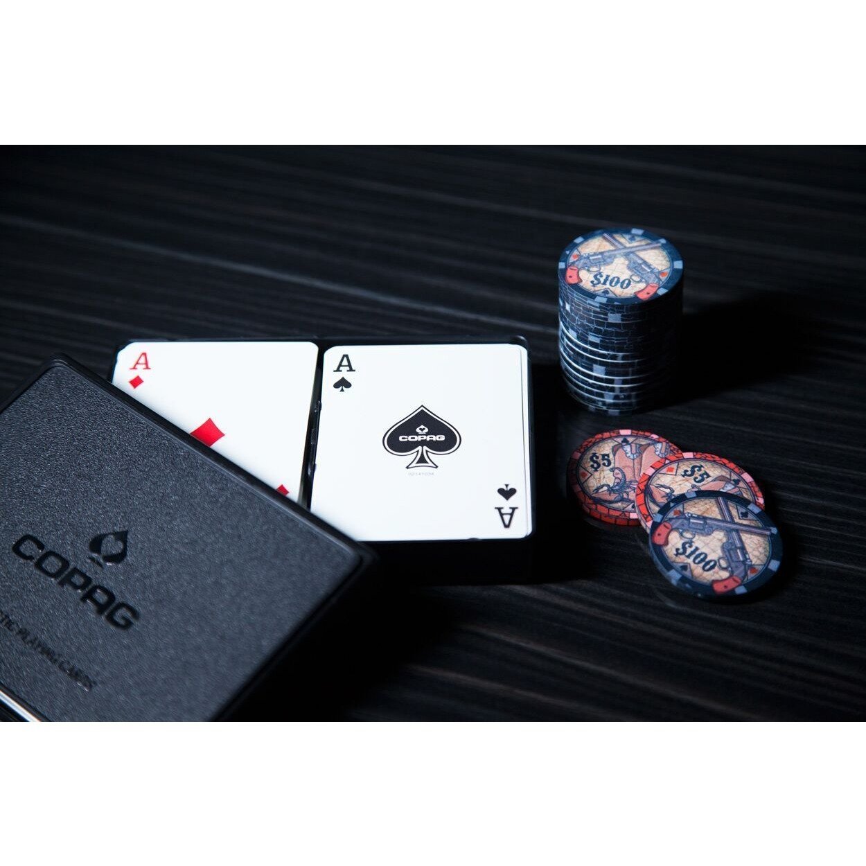 BBO Poker Tables Howdy Cowboy 500 Piece Ceramic Poker Chip Set 10 gram - Upper Livin